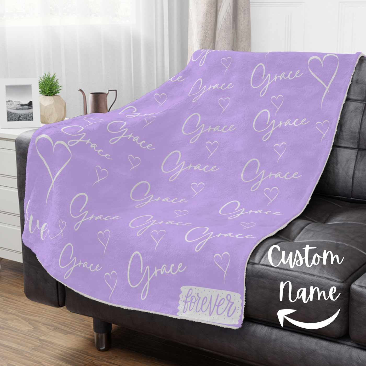 Personalized Name Blanket