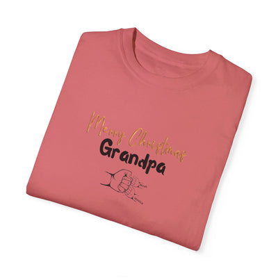 Personalized Name Christmas Grandpa Tshirt