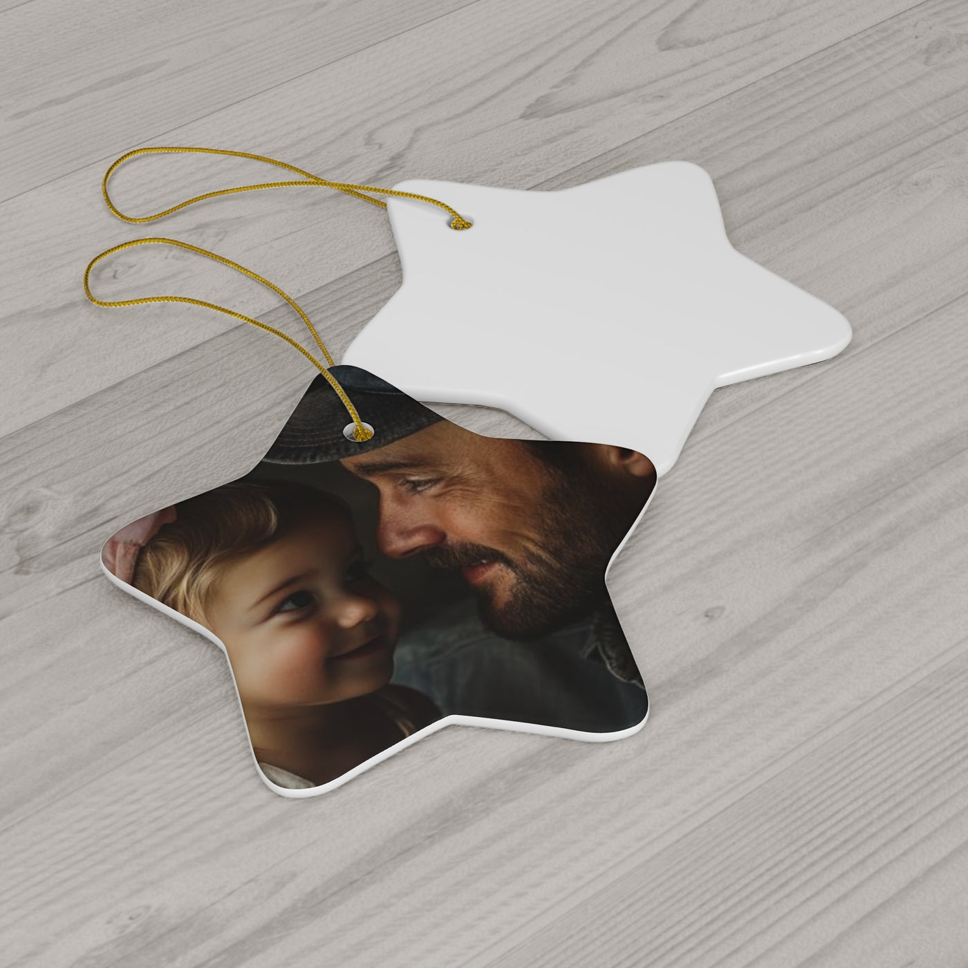 Dad Custom Photo Ornament