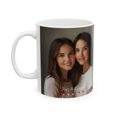 Custom Mug Photo Sisters