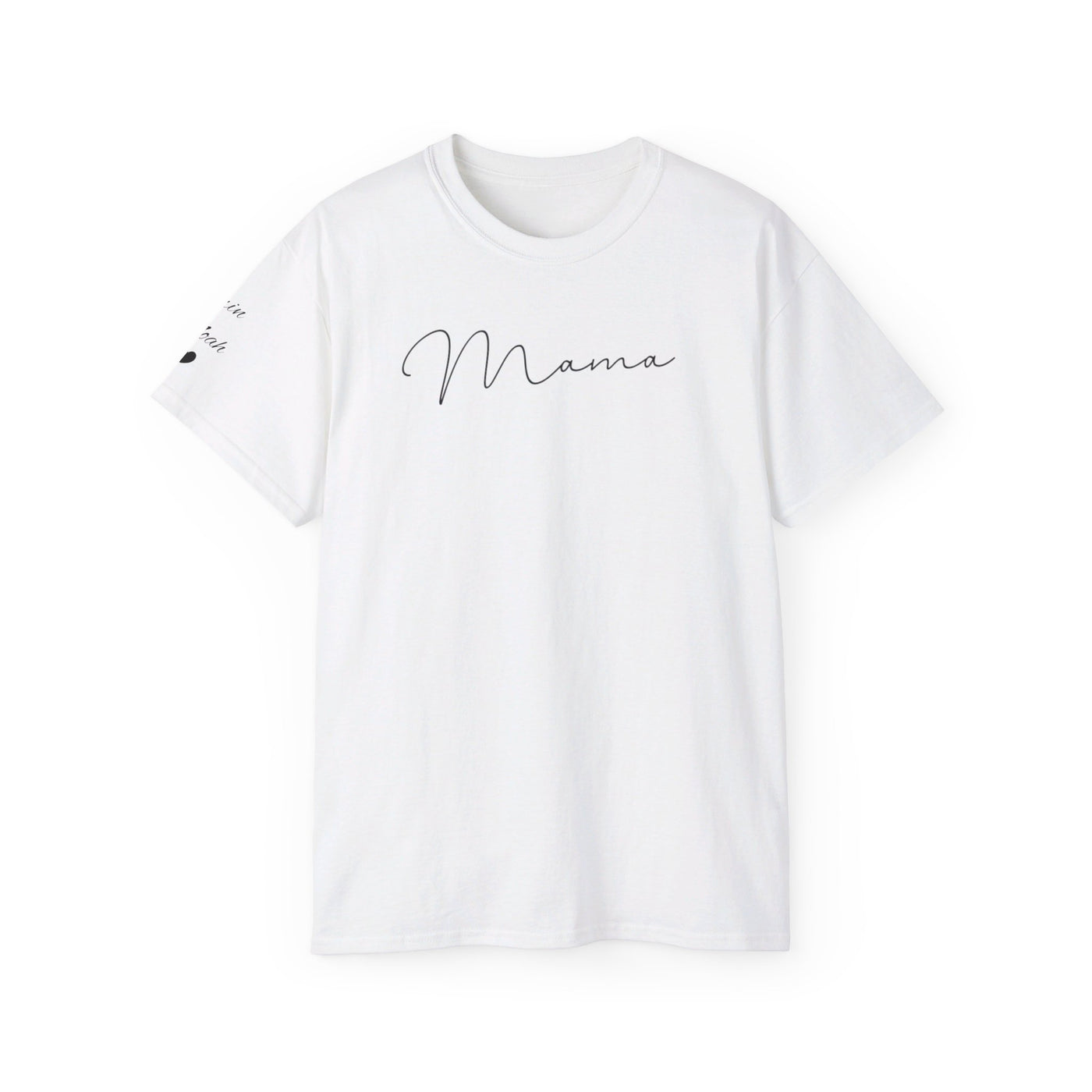 Mama Tshirt Sleeves Personalized