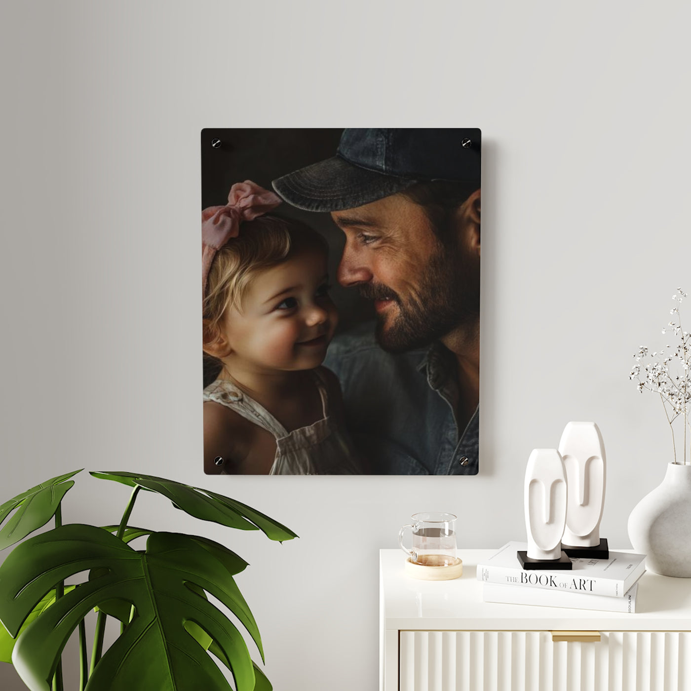 Dad & Daughter Custom Photo Acrylic Wall Art Panels