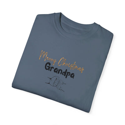 Personalized Name Christmas Grandpa Tshirt