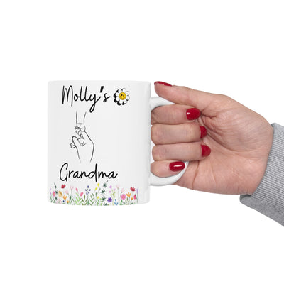 Custom Name Grandma Mug Gift