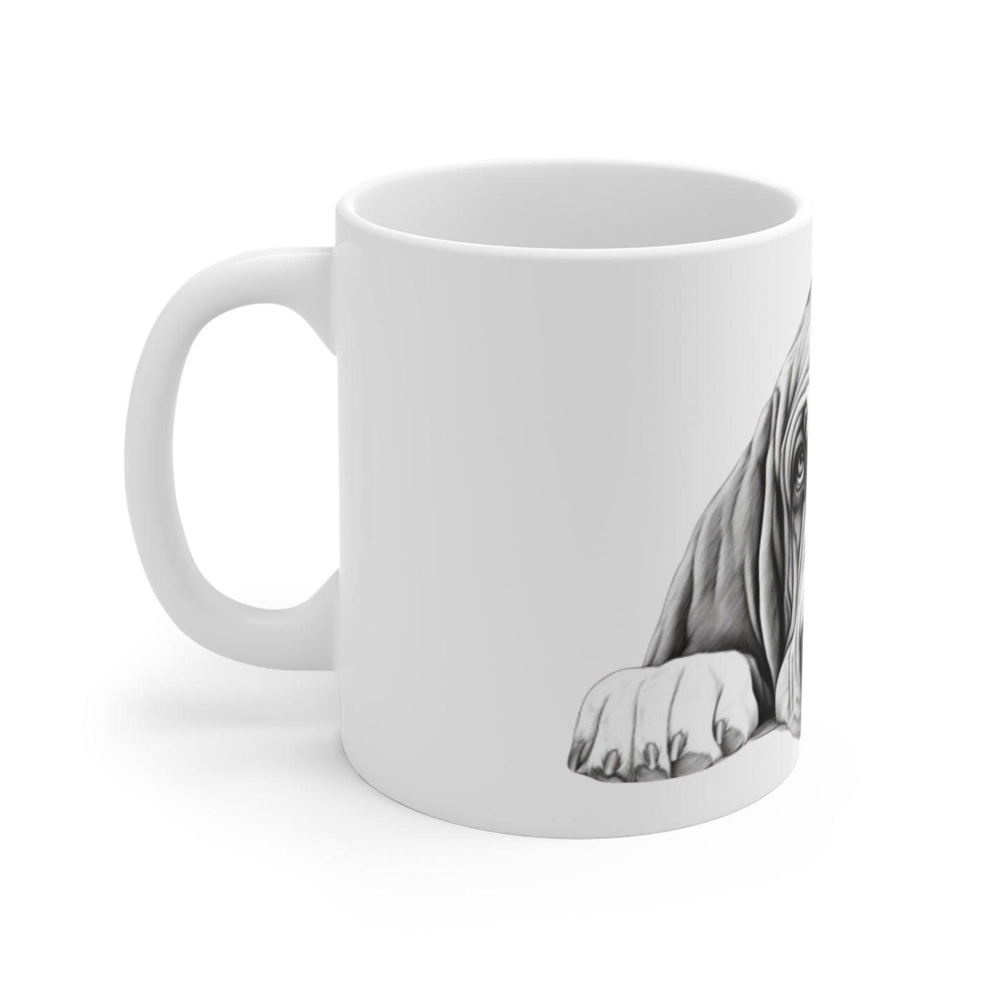 Bloodhound dog mug