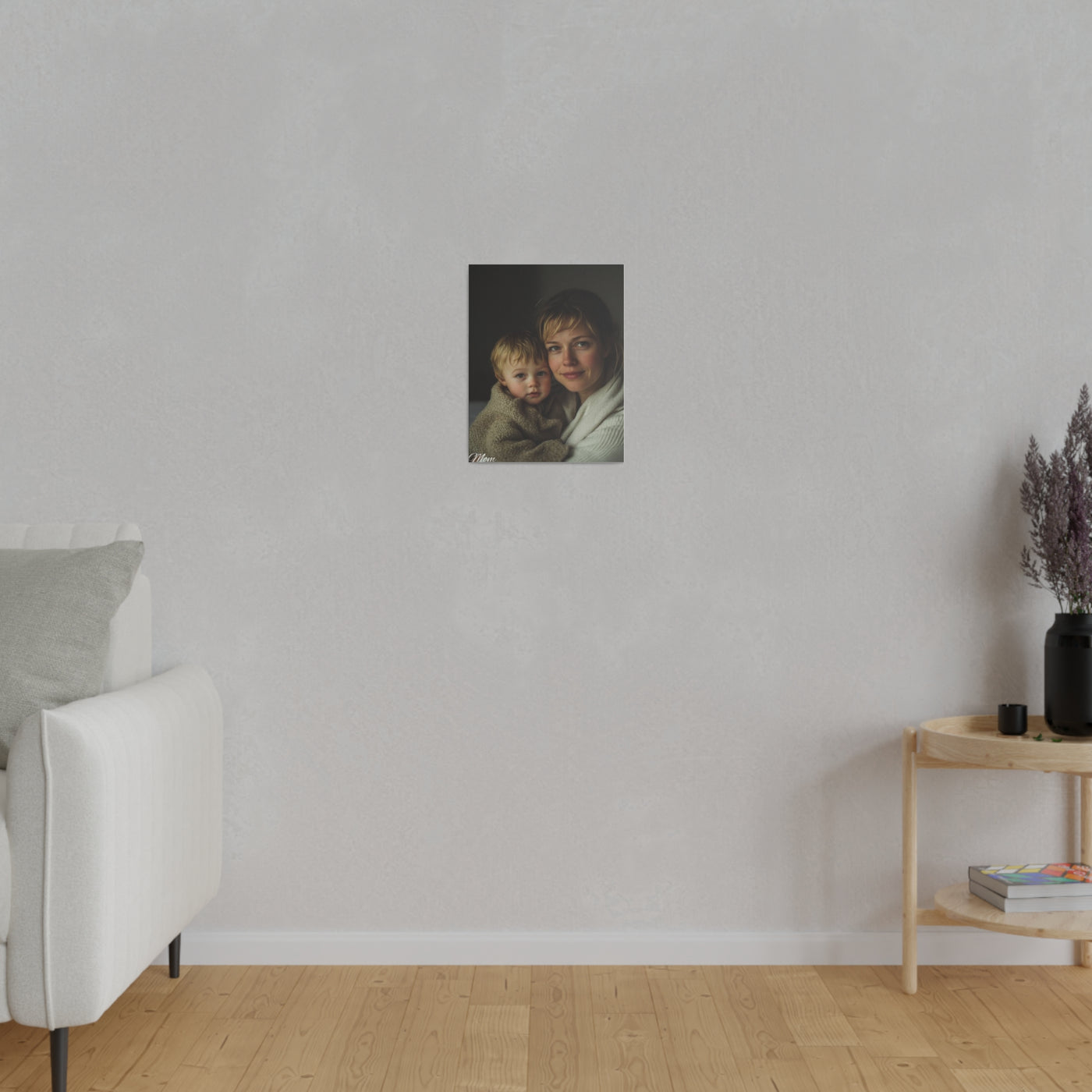 Photo Mom Matte Canvas, Stretched, 0.75"