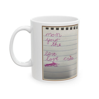 Childrens Writing Mom Mug