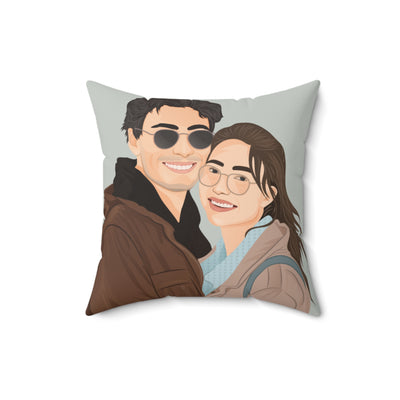 Custom Drawn Peron Pillow