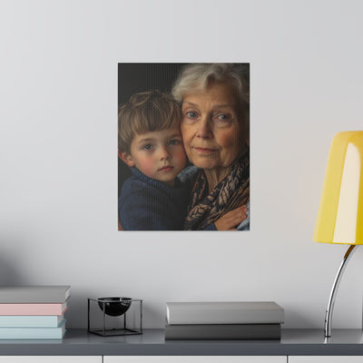 Photo Grandma Matte Canvas, Stretched, 0.75"