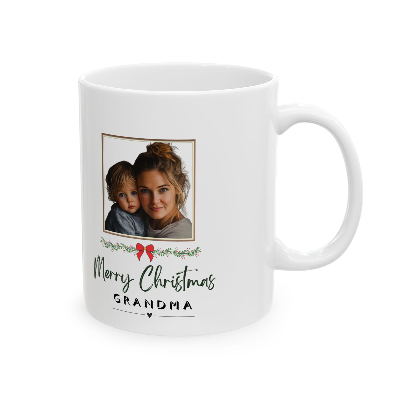 Photo Mug Christmas Gift Framed