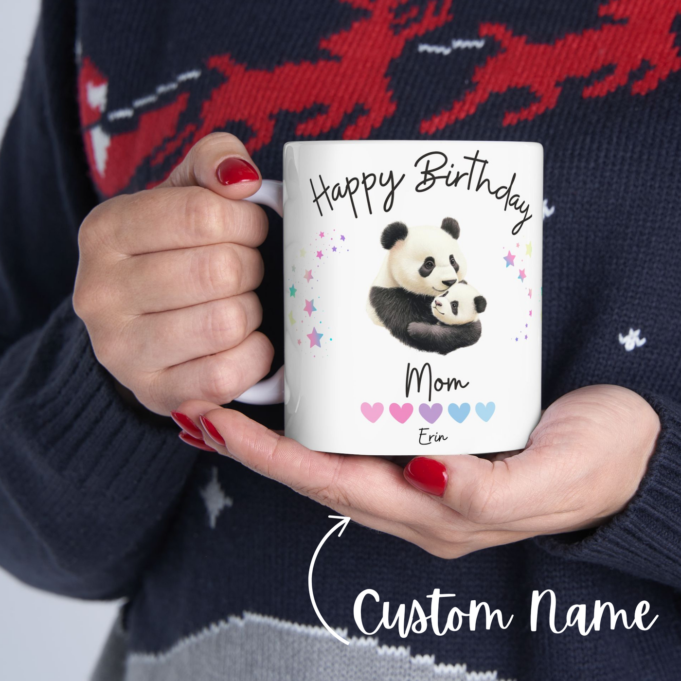 Mom Birthday Gift, Custom Coffee Mug