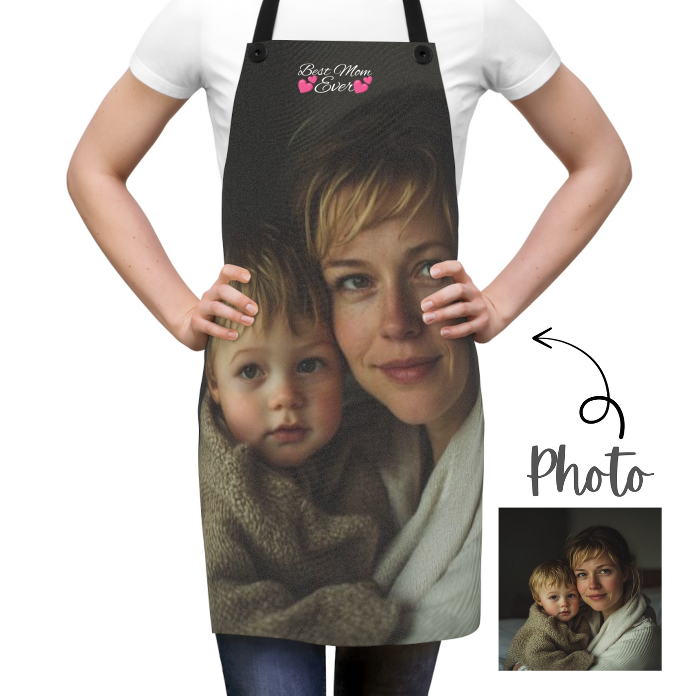 Mom Custom Photo Apron