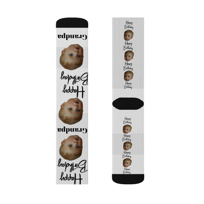 Personalized Face Socks Grandpa Gift