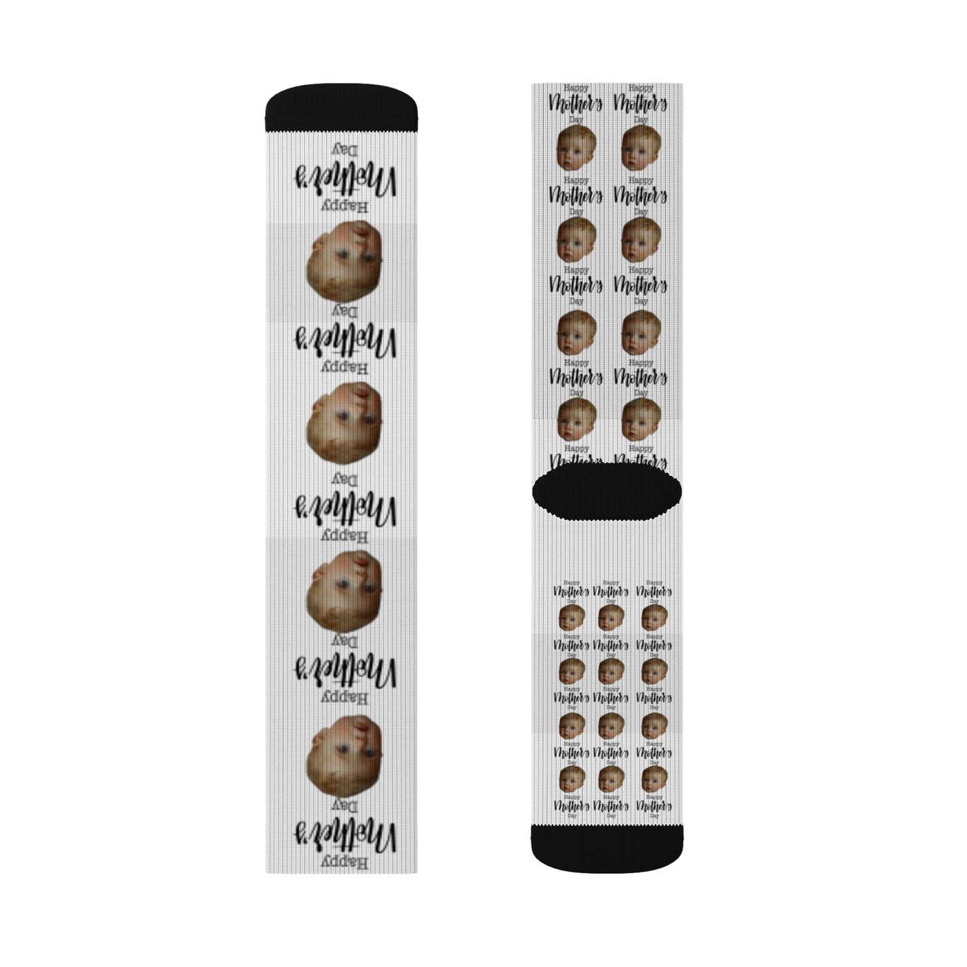 Personalized Face Socks Mothers Day Gift