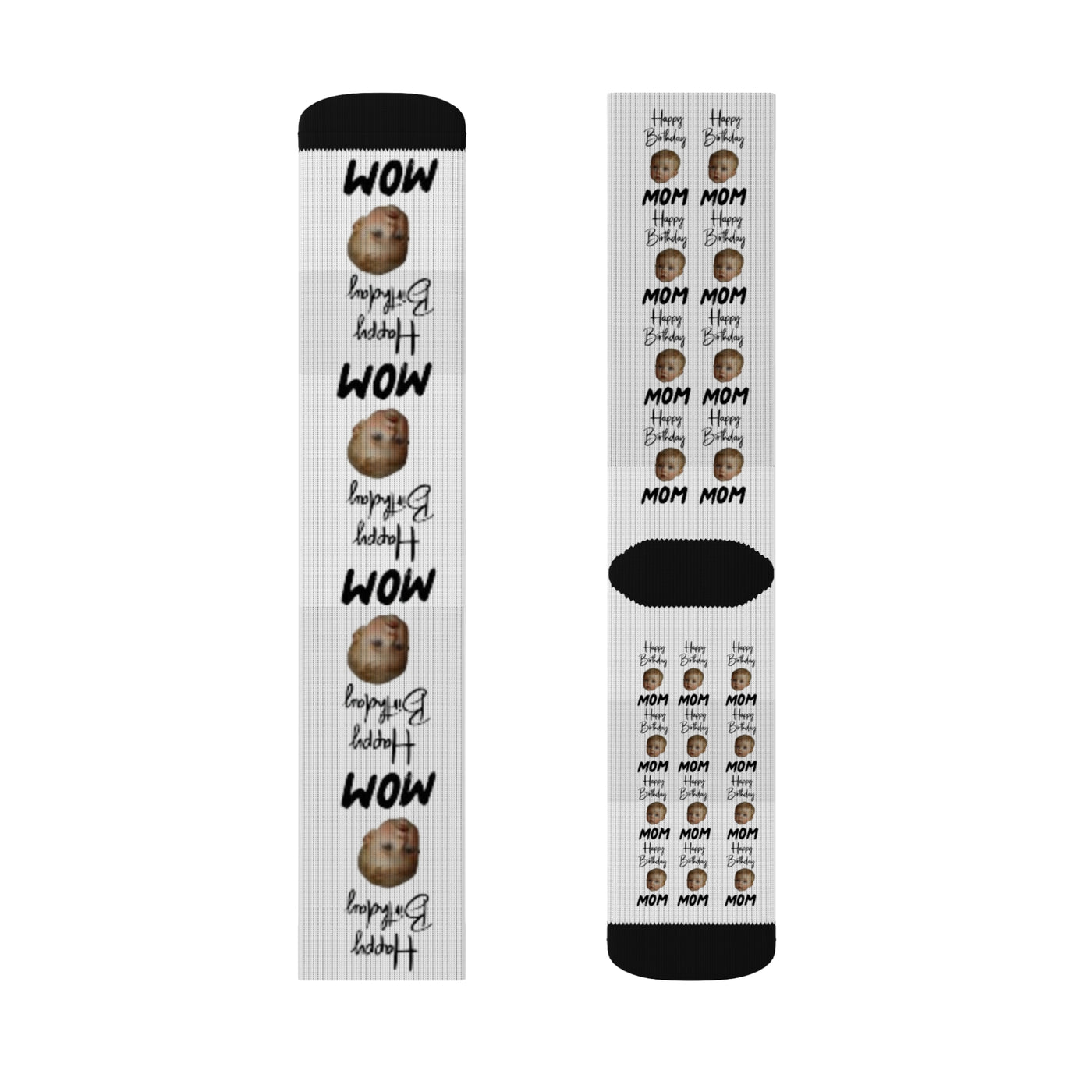 Personalized Face Socks Mom Gift