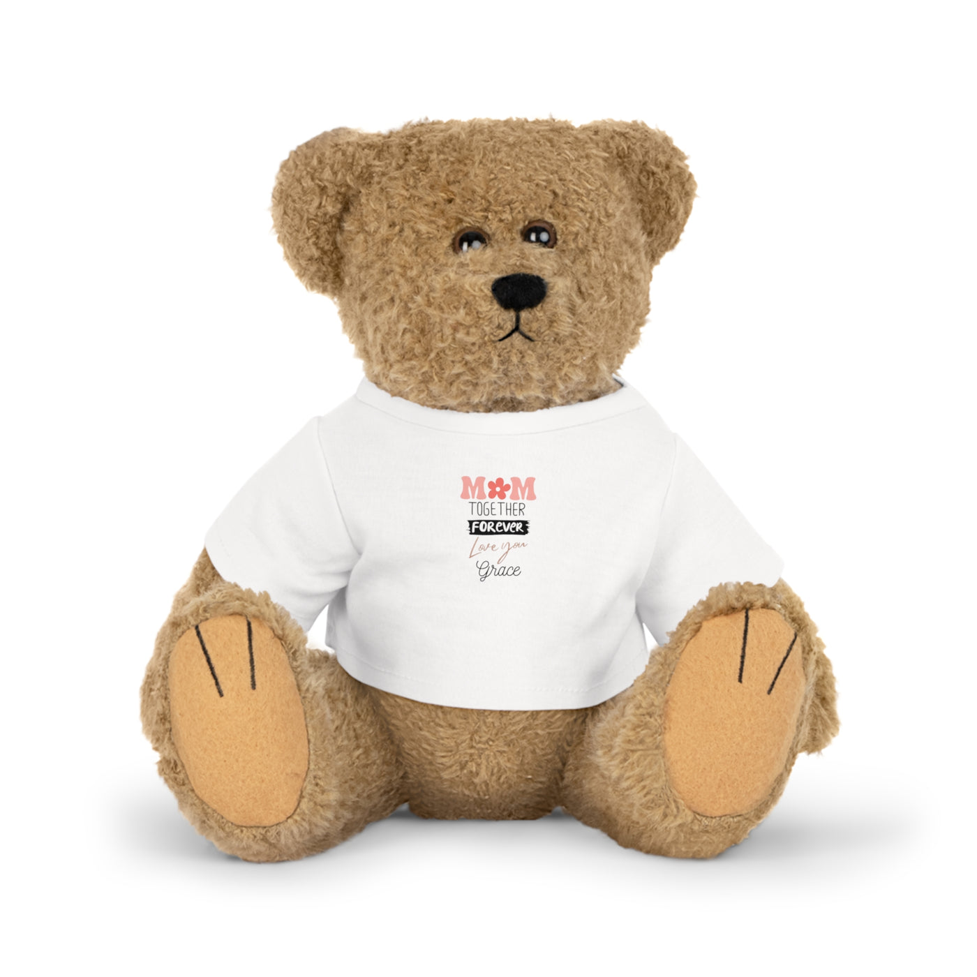 Personalized Name Mom Plush Toy with T-Shirt