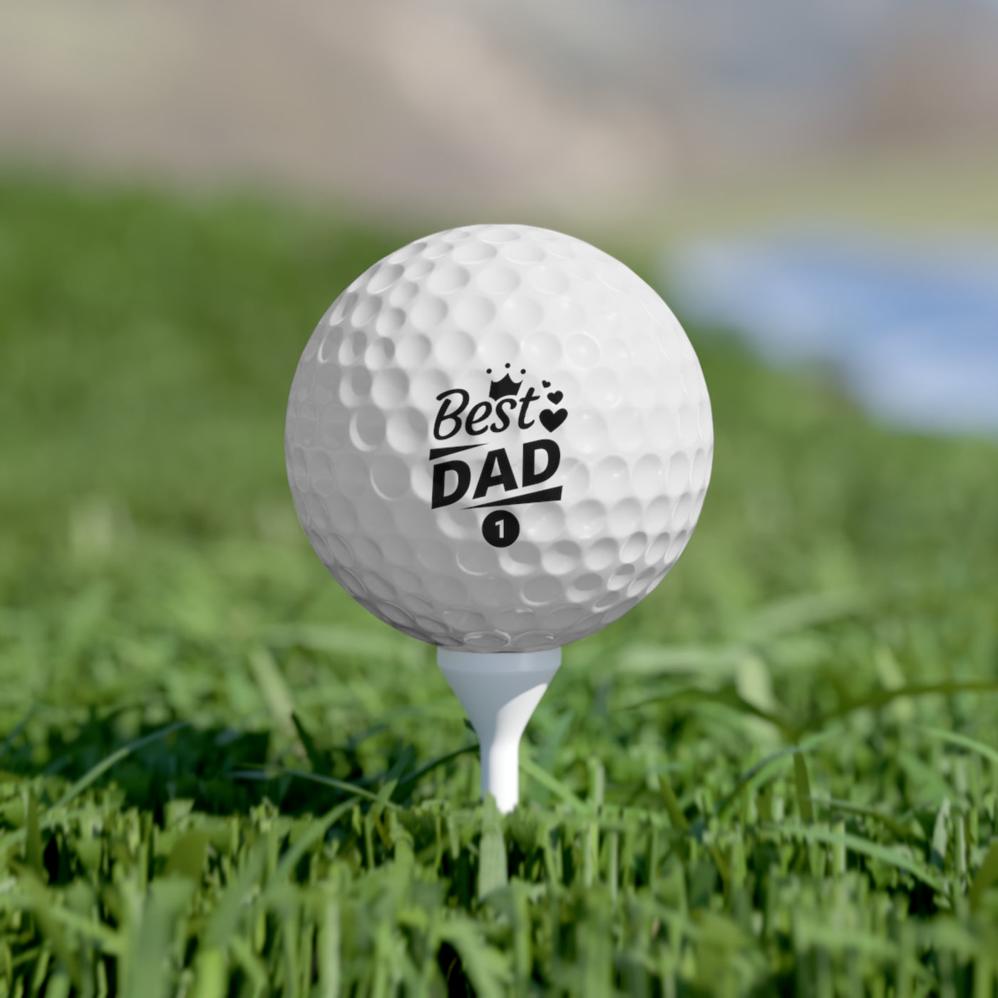 Personalized Dad Golf Balls, 6pcs