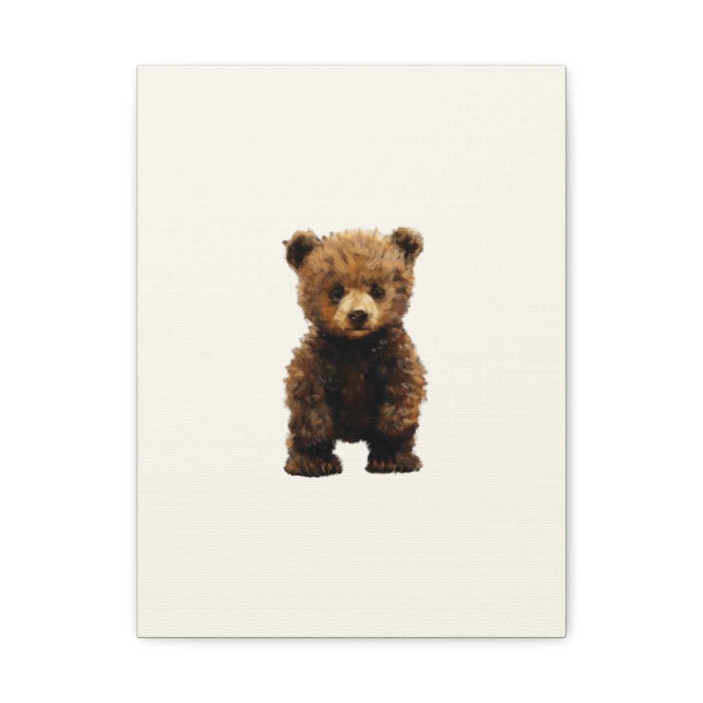 Bear Portrait Matte Canvas, Stretched, 1.25"