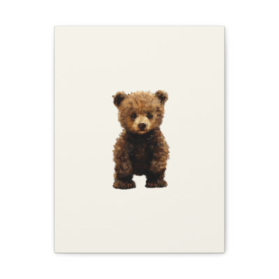 Bear Portrait Matte Canvas, Stretched, 1.25"