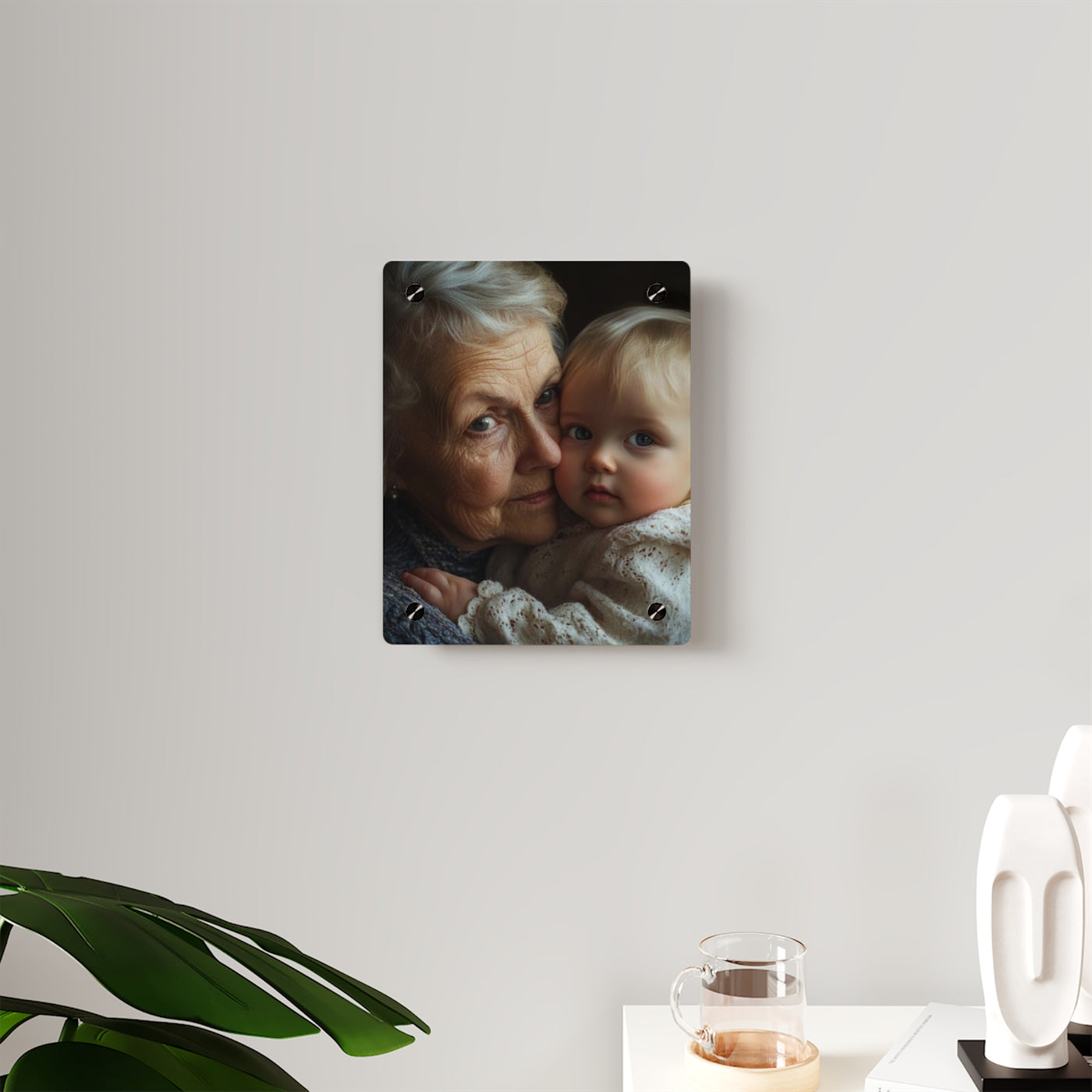 Grandma Custom Photo Acrylic Wall Art Panels