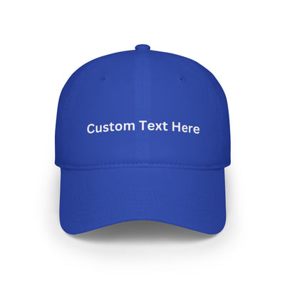 Custom Text Baseball Cap