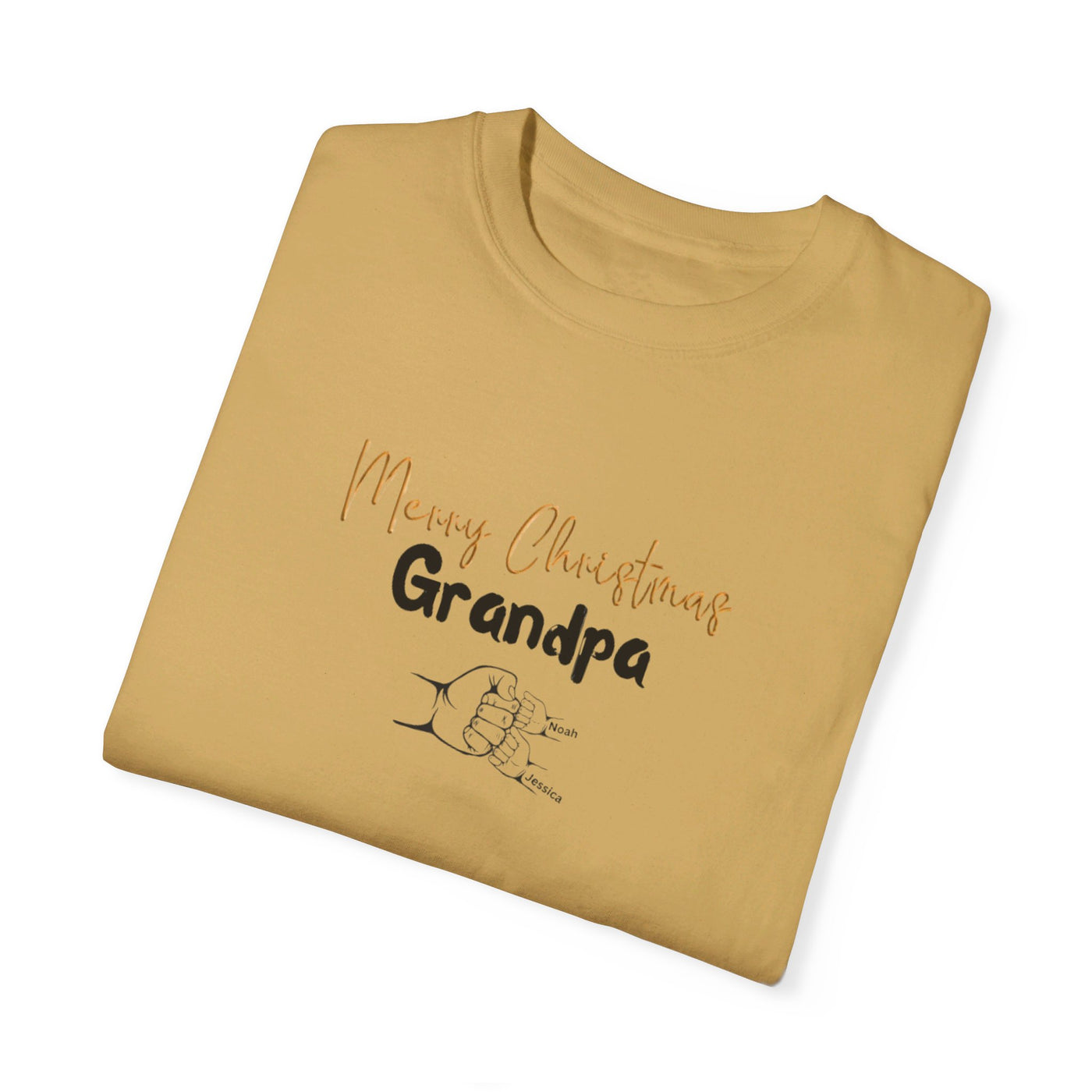 Personalized Name Christmas Grandpa Tshirt