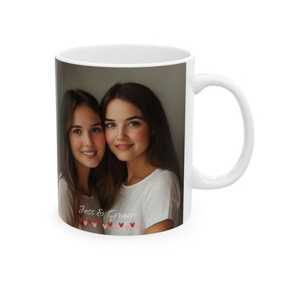 Custom Mug Photo Sisters