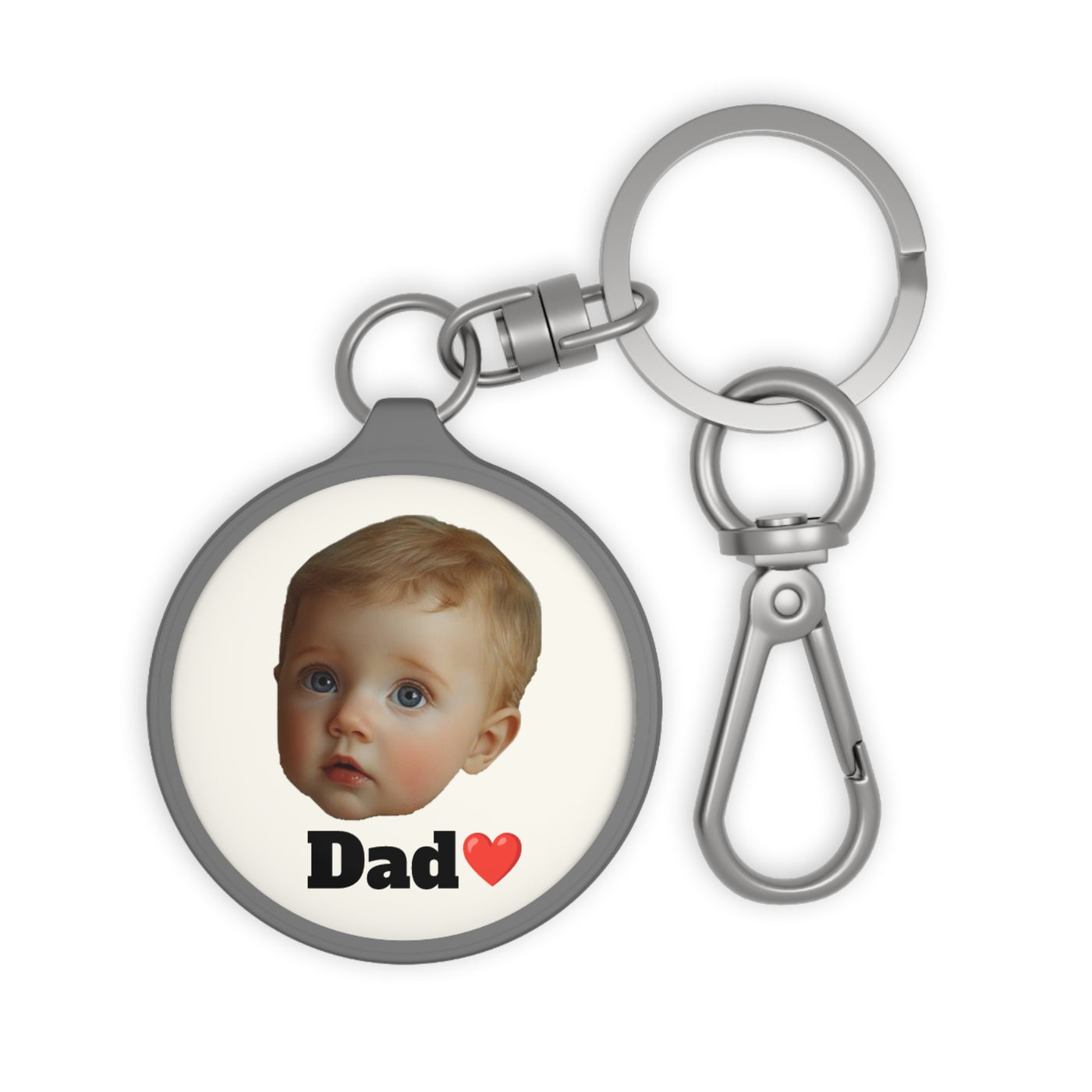 Personalized Keyring Tag Dad