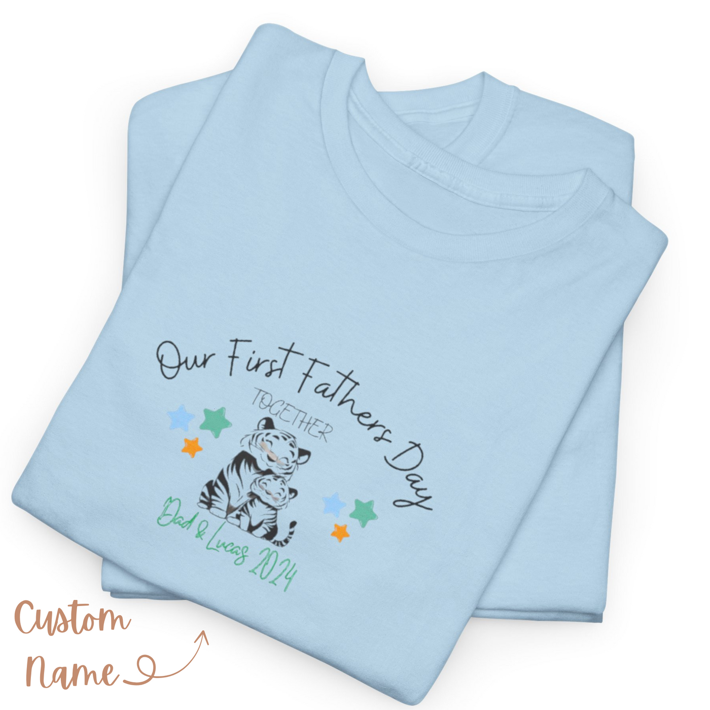 Personalized Shirt, First Fathers Day Shirt, Gift For Dads