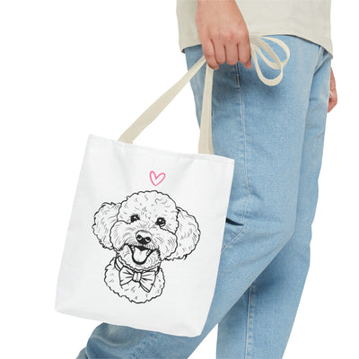 Poodle Tote Bag