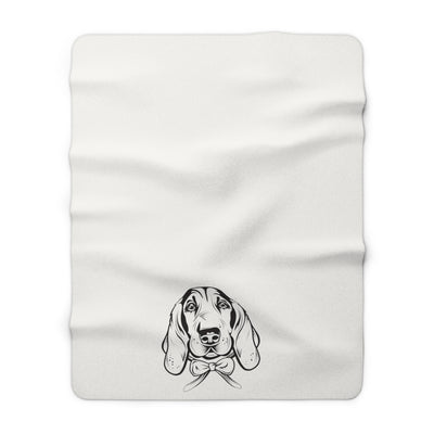 Bloodhound Sherpa Fleece Blanket