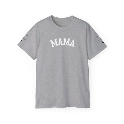 Mama Tshirt Sleeves Personalized