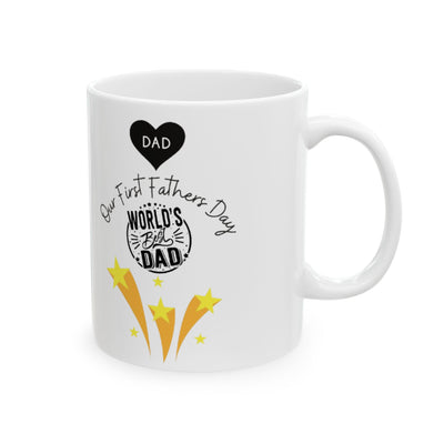 Dad First Fathers Day Mug