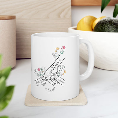 Personalized Names Mug Grandma Mug Gift