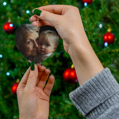 Grandma Custom Photo Ornament