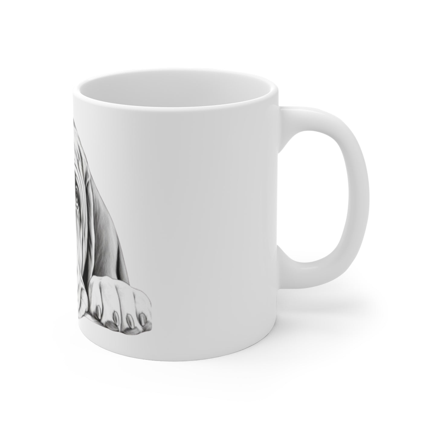 Bloodhound dog mug