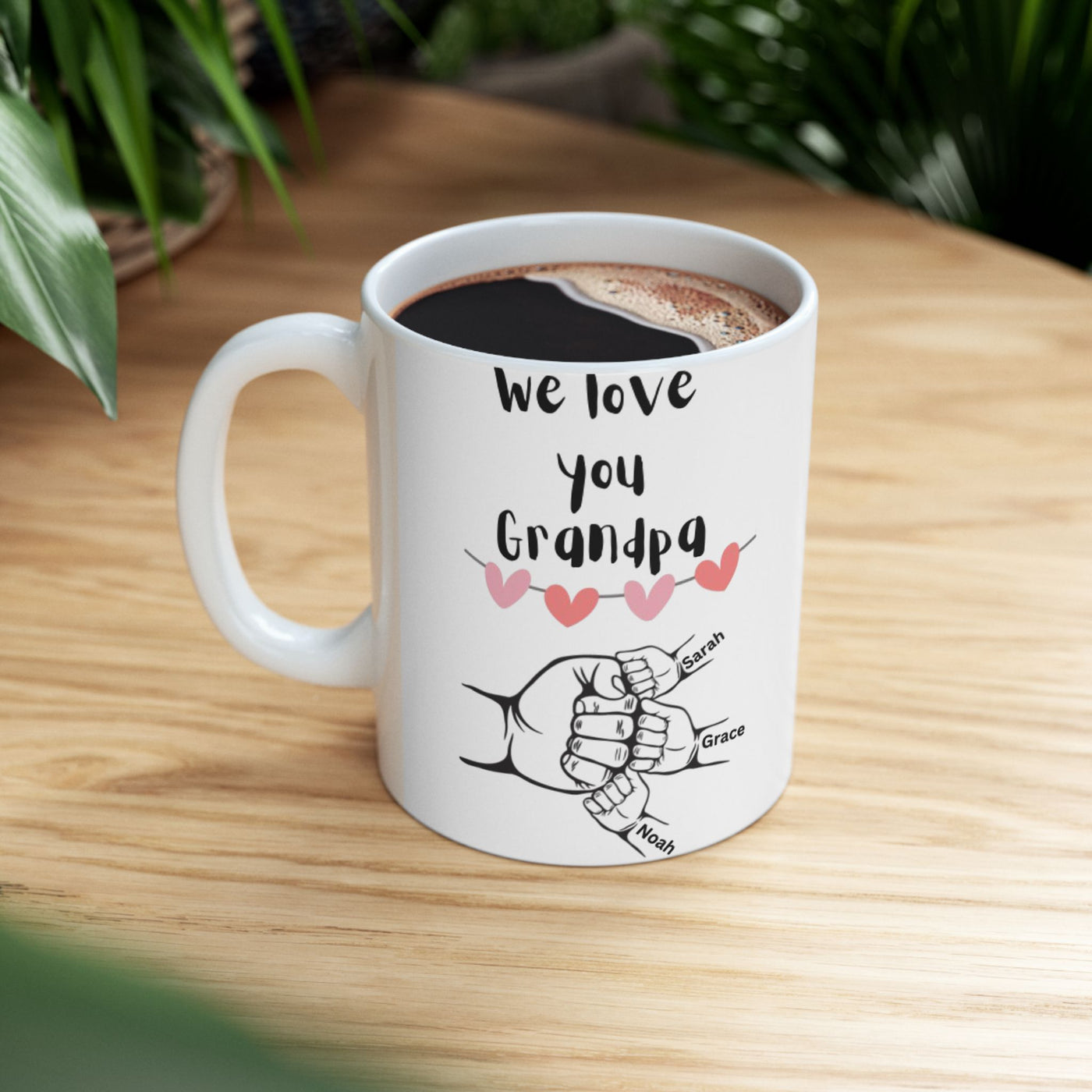 Custom Name Mug Grandpa