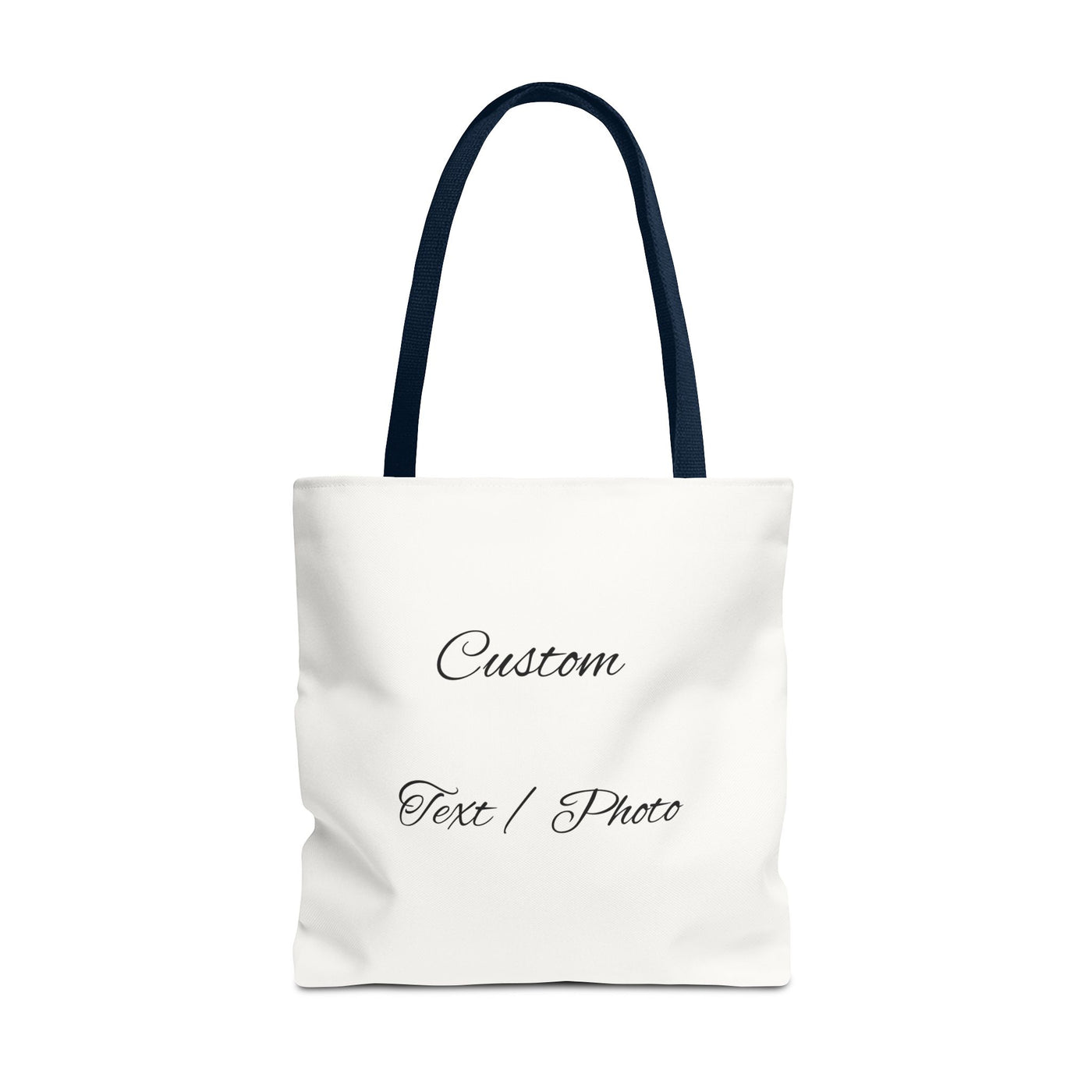 Custom Text or Photo Tote Bag