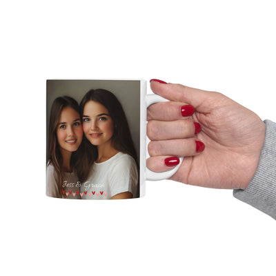 Custom Mug Photo Sisters