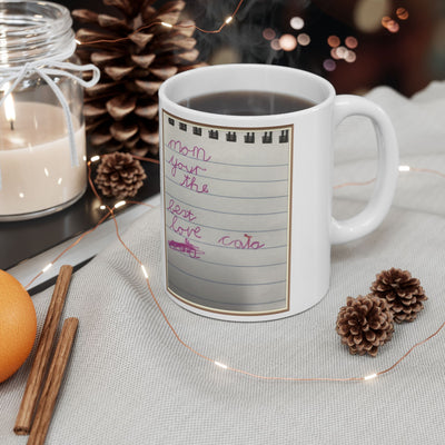 Childrens Writing Mom Mug