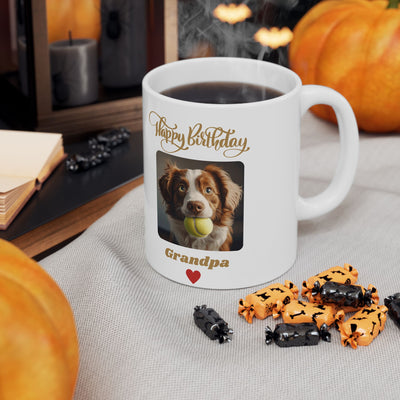 Pet Happy Birthday Mug Grandpa