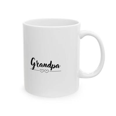 Photo Personalization Mug Grandpa in Snow Frame