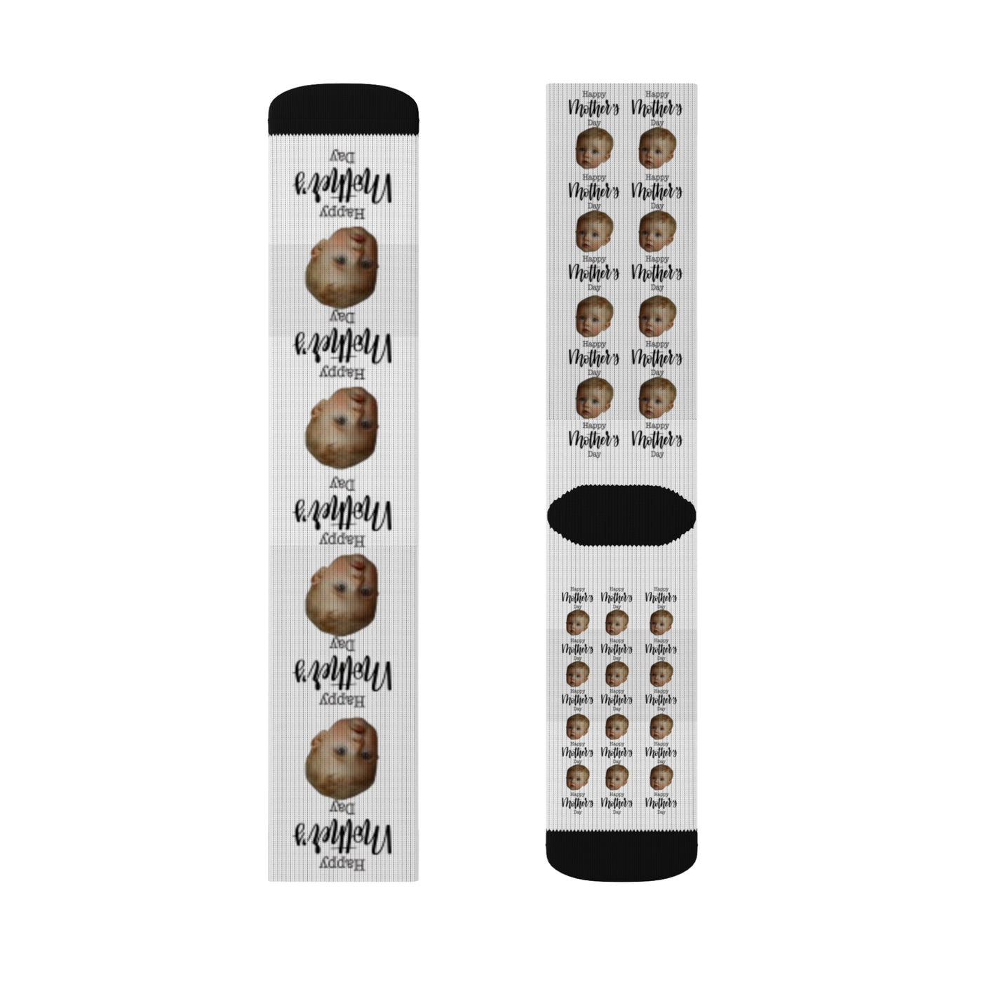 Personalized Face Socks Mothers Day Gift