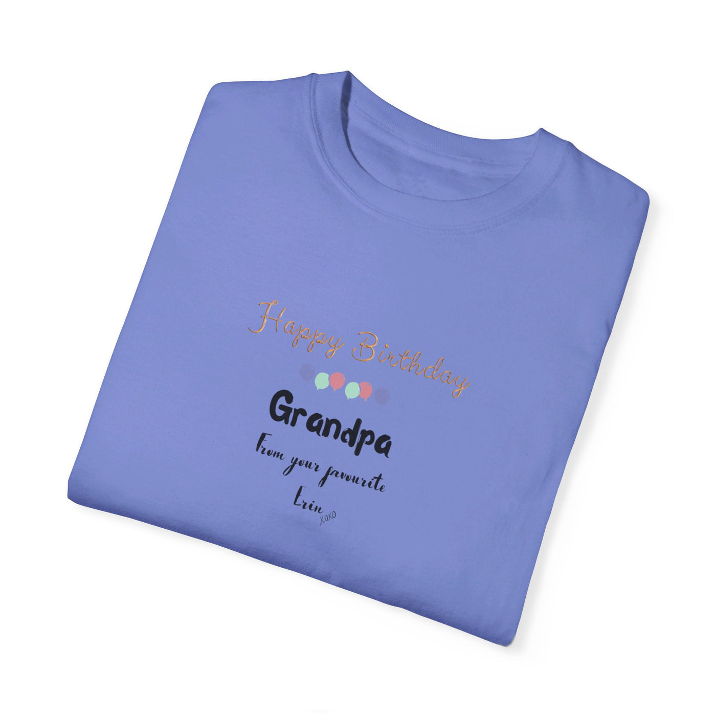 Personalized Name Happy Birthday Grandpa Tshirt