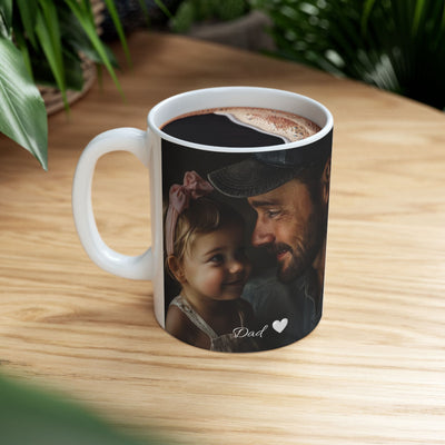 Custom Mug Photo Dad & Daughter