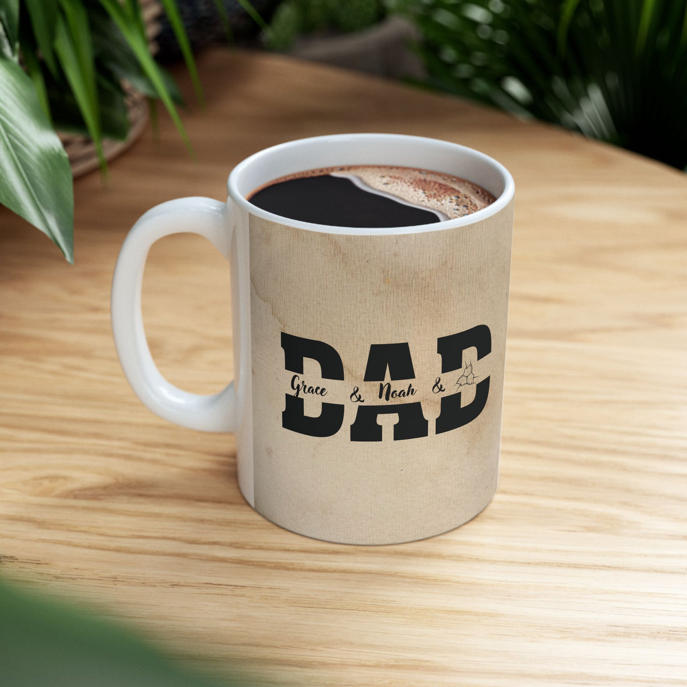 Dad Personalized Name Mug