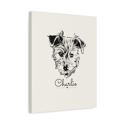 Pet Portrait Matte Canvas, Stretched, 1.25"