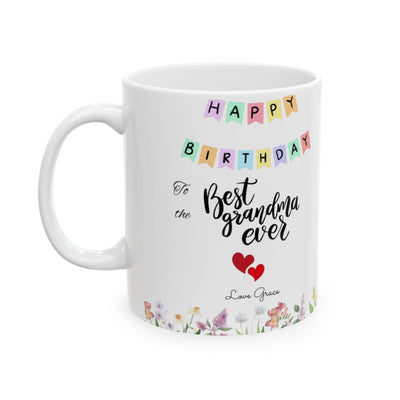 Name Personalized Grandma Mug