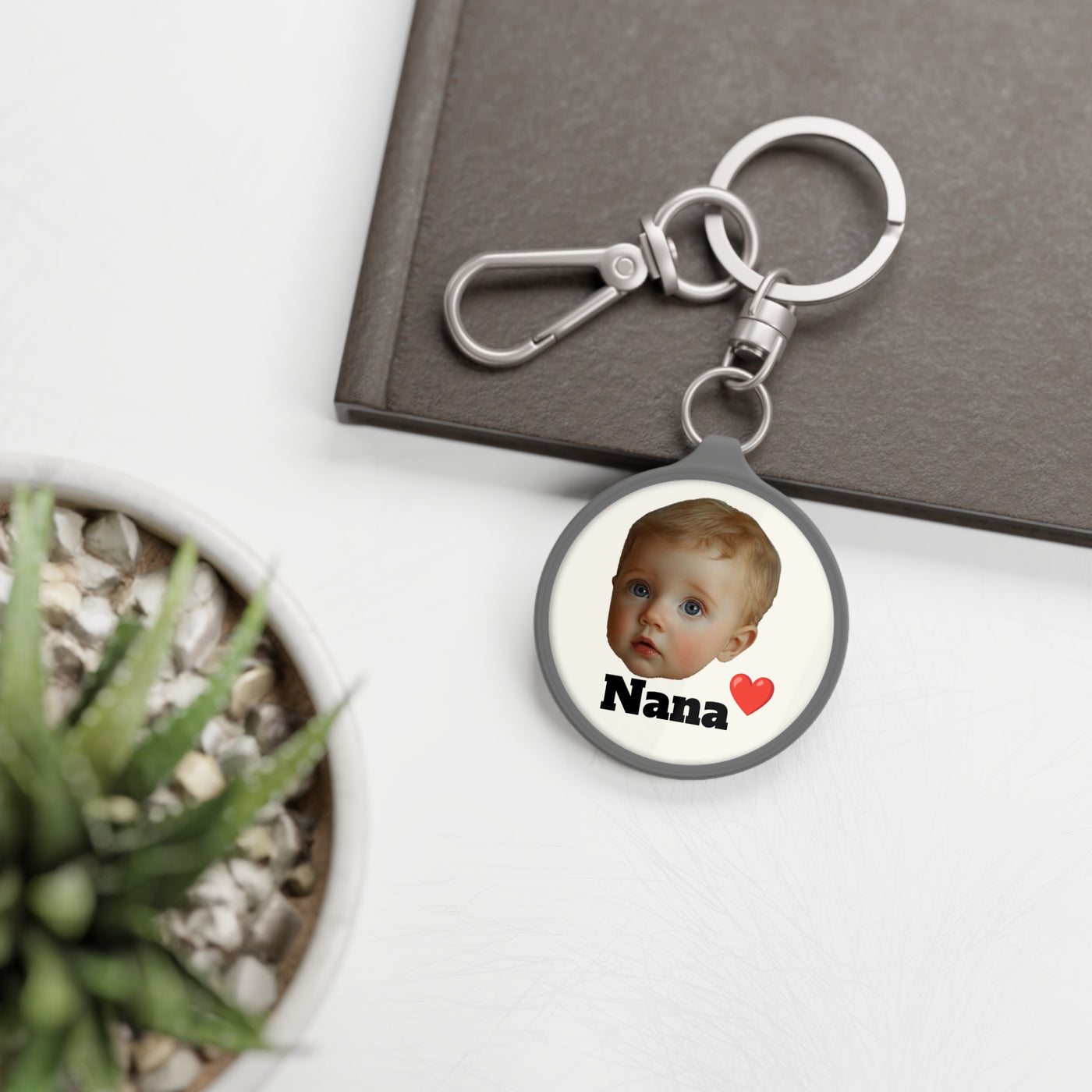 Personalized Keyring Tag Nana