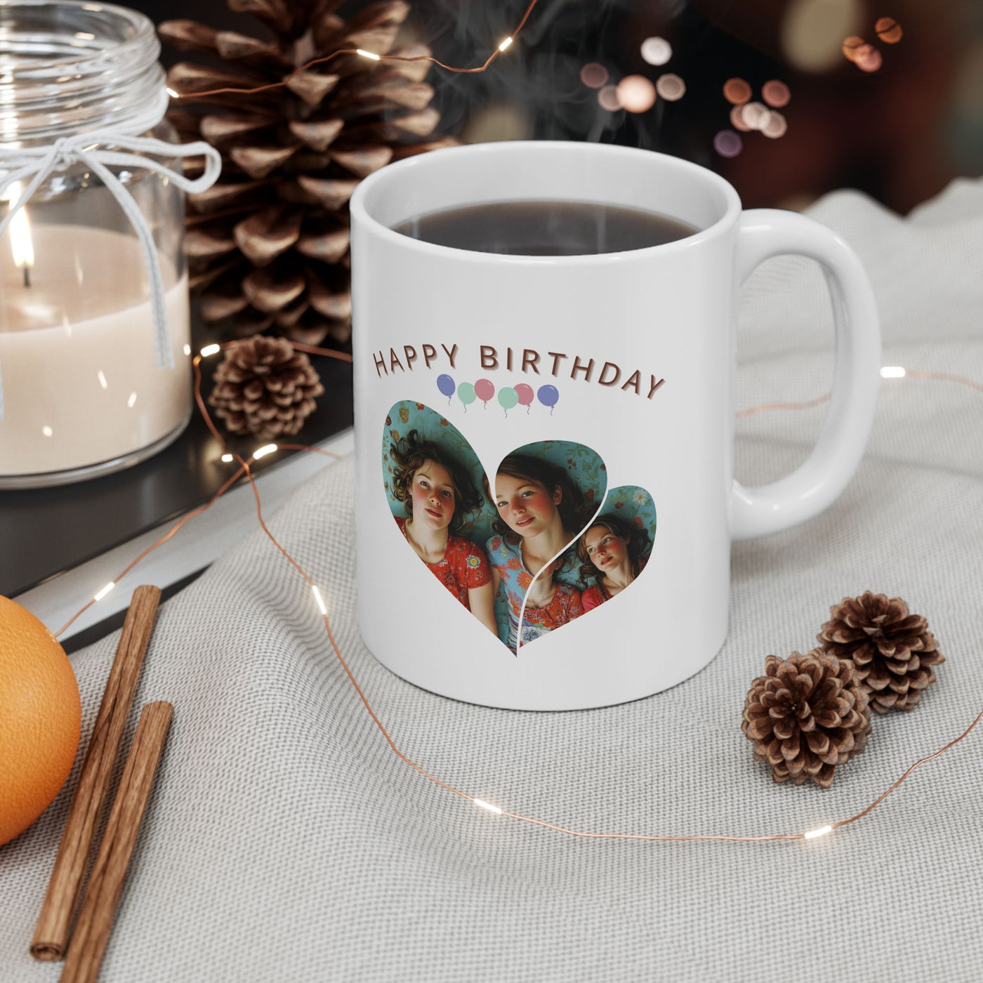 Happy Birthday Photo Mug